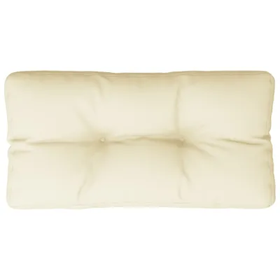 Immagine prodotto di vidaXL Cuscino Pallet crema 70x40x12 cm tessuto