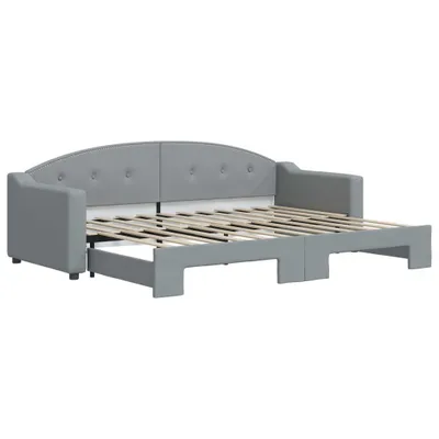 Obrázok produktu pre vidaXL Rozkladacia posteľ Light Grey 80x200 cm Látka
