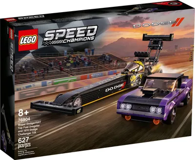 Produktbild von LEGO® Speed Champions Mopar Dodge//SRT Dragster & 1970 Dodge Challenger - 76904 NEU! Teile 627x