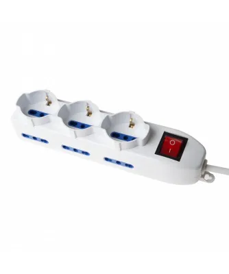Obrázok produktu pre Vultech MU-02, 1,5 m, Vnútorný, Typ F, Typ L, Akrylonitrilbutadienstyren (ABS), Biela