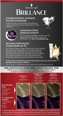 Produktbild von Schwarzkopf Brillance Intensiv Color Creme, Haar Color:888 Dunkle Kirsche, Haar 160:( 1 x 160 )