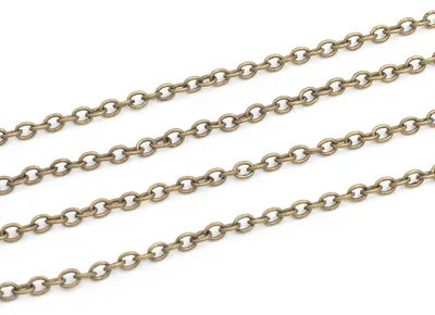 Produktbild von Vintageparts Ankerkette Gliederkette Antik Bronze 5 m 4x3 mm