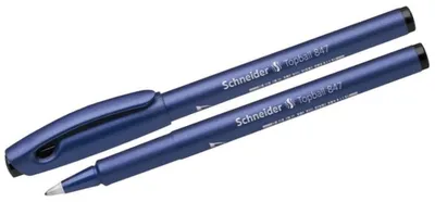 Produktbild von Schneider Schreibgeräte Topball 847, Stick Pen, Blau, Schwarz, Polypropylen (PP), 0,5 mm, Medium