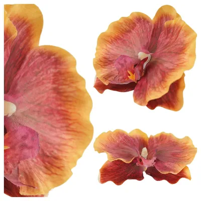 Obrázek produktu pro Topoblu Umělá hlava orchideje oranžová 11 cm