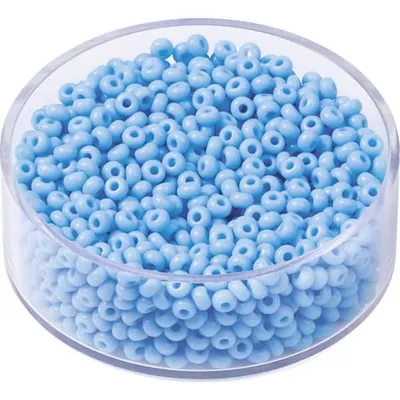 Produktbild von KNORR PRANDELL 213104320 Böhmische Rocailles Ø 25 mm Glas himmelblau