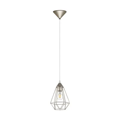 Produktbild von Eglo Tarbes 2 Pendelleuchte Industrial Style Chrom Metalldraht