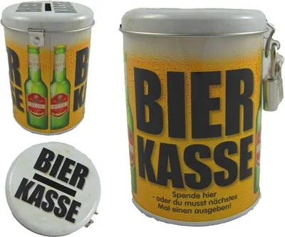 Produktbild von Spenden Spardose für Bier