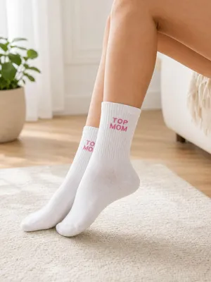 Immagine prodotto di Calzini da donna, modello Milena, comfort classico, colore bianco, taglia 37-41