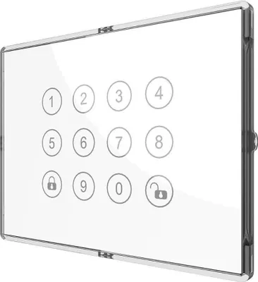 Produktbild von Smart Z-Wave Keypad mit Touchpanel für Hausautomation, Weiß