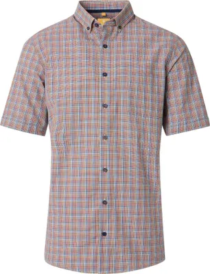Produktbild von Redmond Herren Freizeithemd Kurzarm (251460990), Größe:XXL, Farbe:Orange (210)