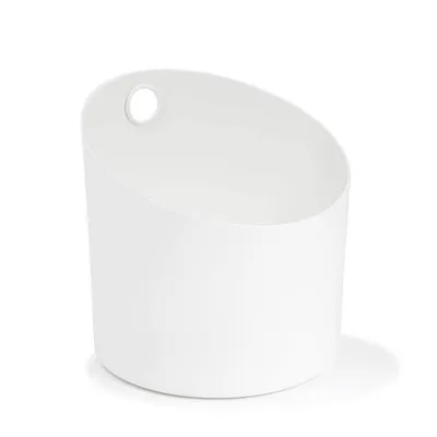 Produktbild von Saunakübel Weiß Serie 4, 20 cm Höhe, 24,5 cm Durchmesser, 5,0 L Volumen