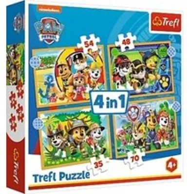 Produktbild von Trefl Holiday Paw Patrol, 35 Stück(e), Cartoons, 4 Jahr(e)