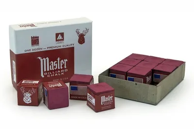 Produktbild von Master Kreide 12 Stk. div. Farben Burgund/Burgundy