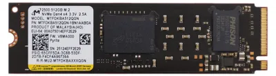 Produktbild von Micron 2500 NVMe M.2 (22x80mm) 512GB Non-SED Client SSD(Single)