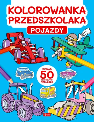 Immagine prodotto di Kolorowanka przedszkolaka Pojazdy - Opracowanie Zbiorowe (Malbücher für Kinder auf Polnisch)