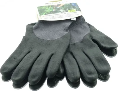 Produktbild von BLACKFOX® Garten - Handschuhe Gute Fingerfertigkeit & Rutschfest Grau & Schwarz Größe 9/L