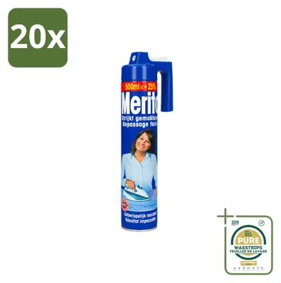 Productafbeelding van 20 x Merito strikspray - 500 ml - Voorraadverpakking - 20 stuks