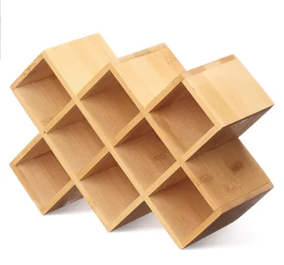 Zdjęcie produktu dla Stojak na przyprawy BAMBOO na 10 słoiczków, 7,5 x 24,5 x 17 cm