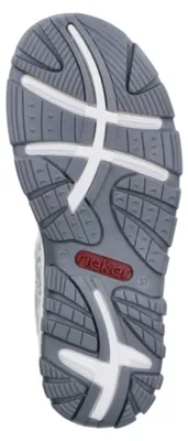Produktbild von Rieker Damen Trekking Sandale mit Klettverschluss leicht 68879, Größe:37 EU, Farbe:Grau