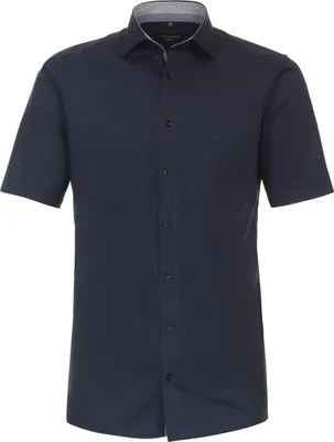 Produktbild von CASAMODA Herren Businesshemd Kurzarm Kent Modern-Fit Marine 44