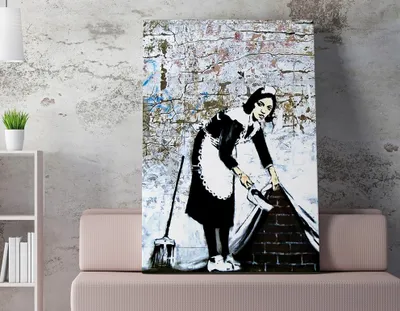 Produktbild von Wallity, WY35- BRS1170, Bunt, Leinwandbilder, 70 x 100 cm, 50% Baumwolle / 50% Polyester