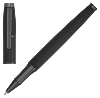 Produktbild von Cerruti 1881 Tintenroller Brick Black & Gun Edition Schwarz 12mm Durchmesser 142mm Höhe