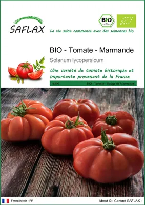 Image de SAFLAX  -- Tomate - Marmande - 10 graines - Solanum