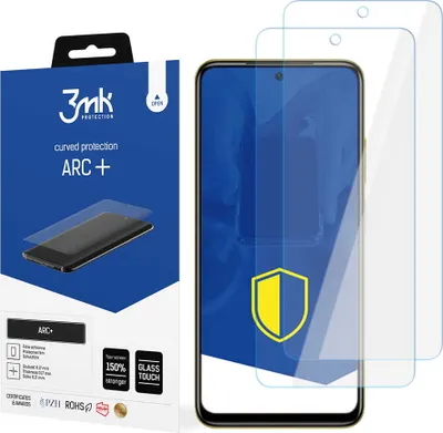 Produktbild von 3mk Display Schutzfolie ARC+ für Xiaomi POCO X4 Pro 5G  0,17mm Self-Heal (2 Stück)