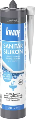 Produktbild von Knauf Sanitär Silikon anthrazit 300 ml