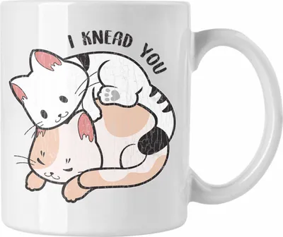 Produktbild von Trendation - Valentinstag Tasse Geschenk für Ihn Sie Lustig Katze Geschenkidee Becher Freund Freundin Liebe Paare (Weiß)