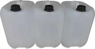 Produktbild von 3 x 10 Liter 10 L Trinkwasserkanister Kunststoffkanister Kanister dicht natur DIN45 (3x10knn45)