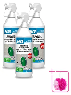Produktbild von 3 x HG Schimmelbeschermer für Badezimmer - 500 ml - Sparpackung - 3 Stücke