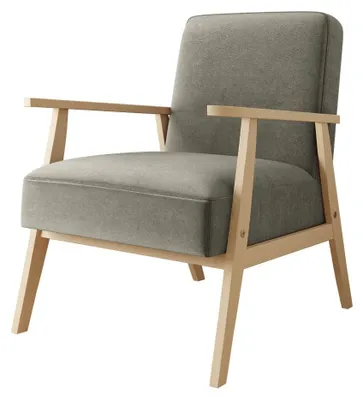 Produktbild von MIRJAN24 Sessel Runoya, Wohnzimmersessel vom Hersteller, Vintage Relaxsessel, Polstersessel (Farbe: Magic Velvet 2217)