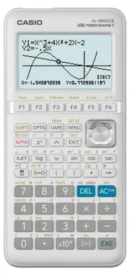 Obrázek produktu pro Casio fx-9860GIII, Kapsa, Grafická kalkulačka, 12 číslice/číslic, Flash, Baterie, Bílá