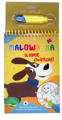 Obrázok produktu pre Moja wodna malowanka Słodkie zwierzaki - Opracowanie Zbiorowe (Malbuch für Kinder auf Polnisch)