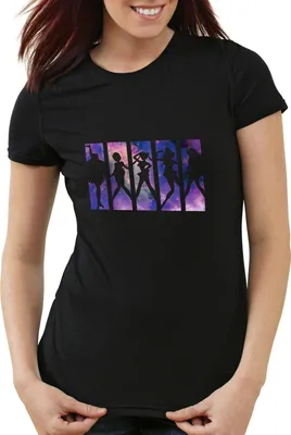 Produktbild von style3 Moon Merkur Mars Jupiter Venus Damen T-Shirt sailor anime manga, Größe:2XL