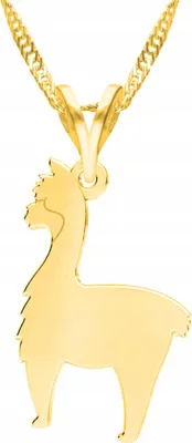 Image de Collier pendentif lama doré 925 argent doré