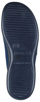 Produktbild von Fly Flot Herren Hausschuh Mesh Pantoffel mit gepolsterter Decksohle 220081, Größe:41 EU, Farbe:Blau