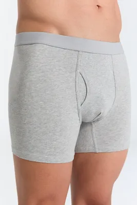 Produktbild von Bio-Baumwoll-Herren Boxershorts mit Eingriff - 3er Pack