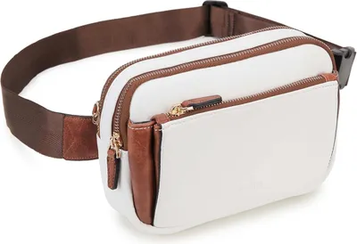 Produktbild von Damen Hüfttasche Leichtgewicht Crossbody Bauchtasche mit Verstellbarem Riemen für Outdoor-Aktivitäten