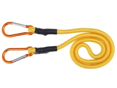 Zdjęcie produktu dla Linka elastyczna z karabinkami 10 mm x 90 cm
