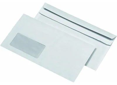 Produktbild von MAILmedia Briefumschlag 30005426 229x125mm sk mF ws 1.000 St./Pack.