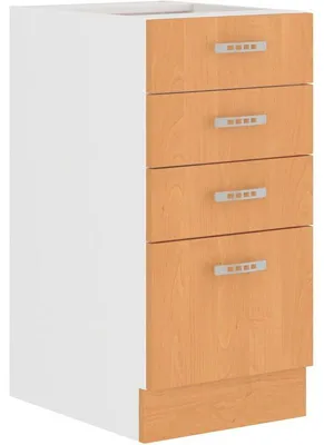 Obrázek produktu pro Šuplíková kuchyňská skříňka SABRYA - šířka 40 cm, olše / bílá