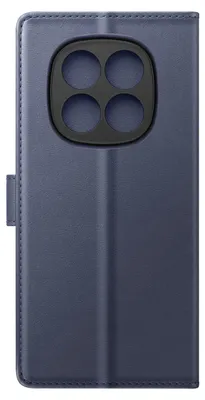 Image de Mayaxess, étui 2 en 1 portefeuille pour Redmi Note 15, avec coque amovible, couleur bleu nuit