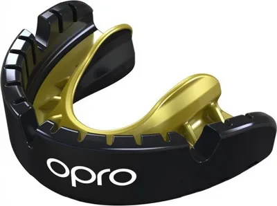 Produktbild von Opro Gold Ultra Fit Braces Mundschutz - Schwarz / Gold