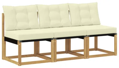Zdjęcie produktu dla vidaXL 3 sztuki Sofa ogrodowa
