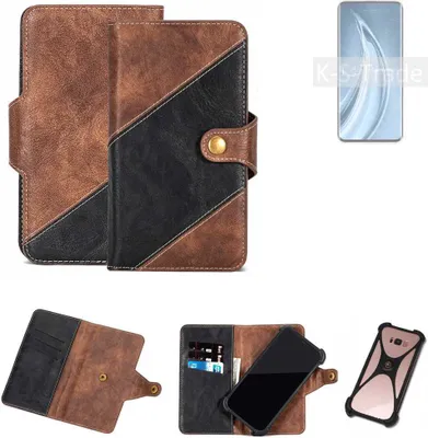 Produktbild von K-S-Trade Handyhülle Schutzhülle Bookstyle Case kompatibel mit Xiaomi Mi 10s Klapphülle Cover Hülle Schutztasche 1x
