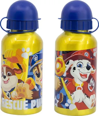 Produktbild von Paw Patrol Chase Rubble Marshall Alu Wasserflasche Trinkflasche Flasche 400 ml