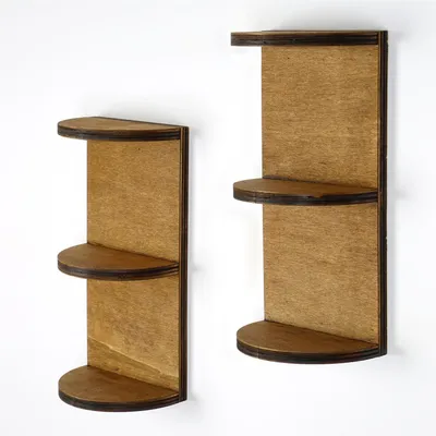 Produktbild von Skye Decor, Raf259, Wandregal, Nussbaum, 100 % SPERRHOLZ, 30 x 15 x 9 cm