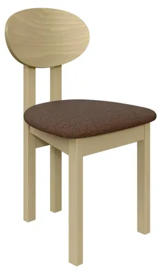 Produktbild von MIRJAN24 Stuhl Divo III, Esszimmerstuhl aus Buchenholz, 47x48x85 cm (Holzfarbe: Sonoma, Stofffarbe: Soro 28)